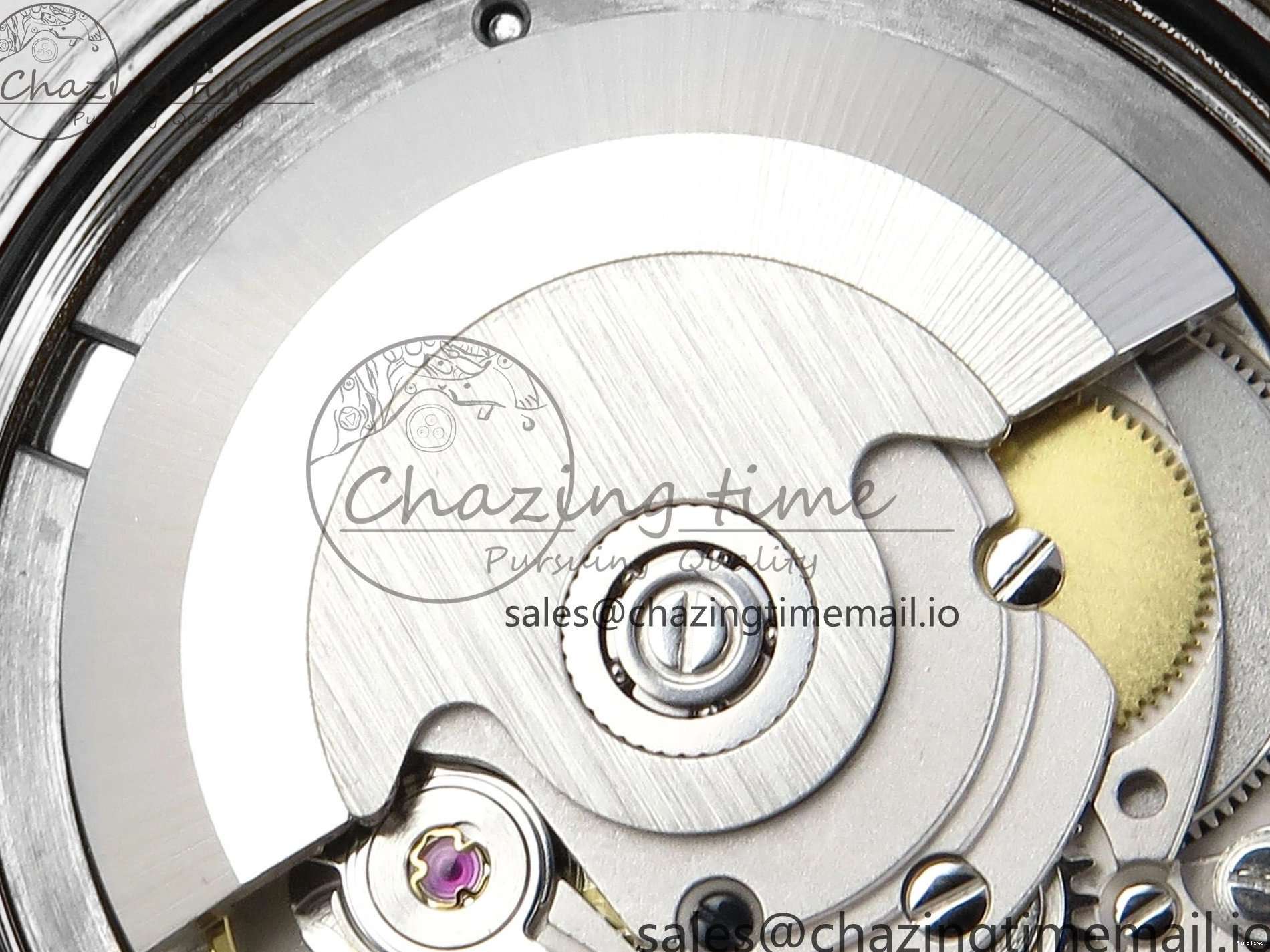 MiroTime 0214 Day Date 36 YG 128236 KF 1:1 Best Edition Ice Blue Crystal Dial on President Bracelet A2836 (Gain Weight) Modern 500